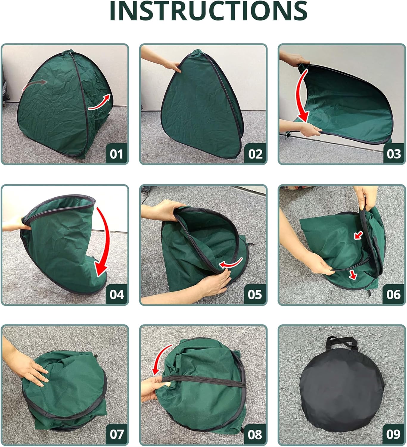 2 Pcs Pop Up Shrub Covers Frost Protection Tent, 22" x 22" x 22" Winter Plant Cover Freeze Protection, Warm Garden Plant Protector Tent for Protecting Outdoor Shrub Fruit Potted Plants from Snow & Ice