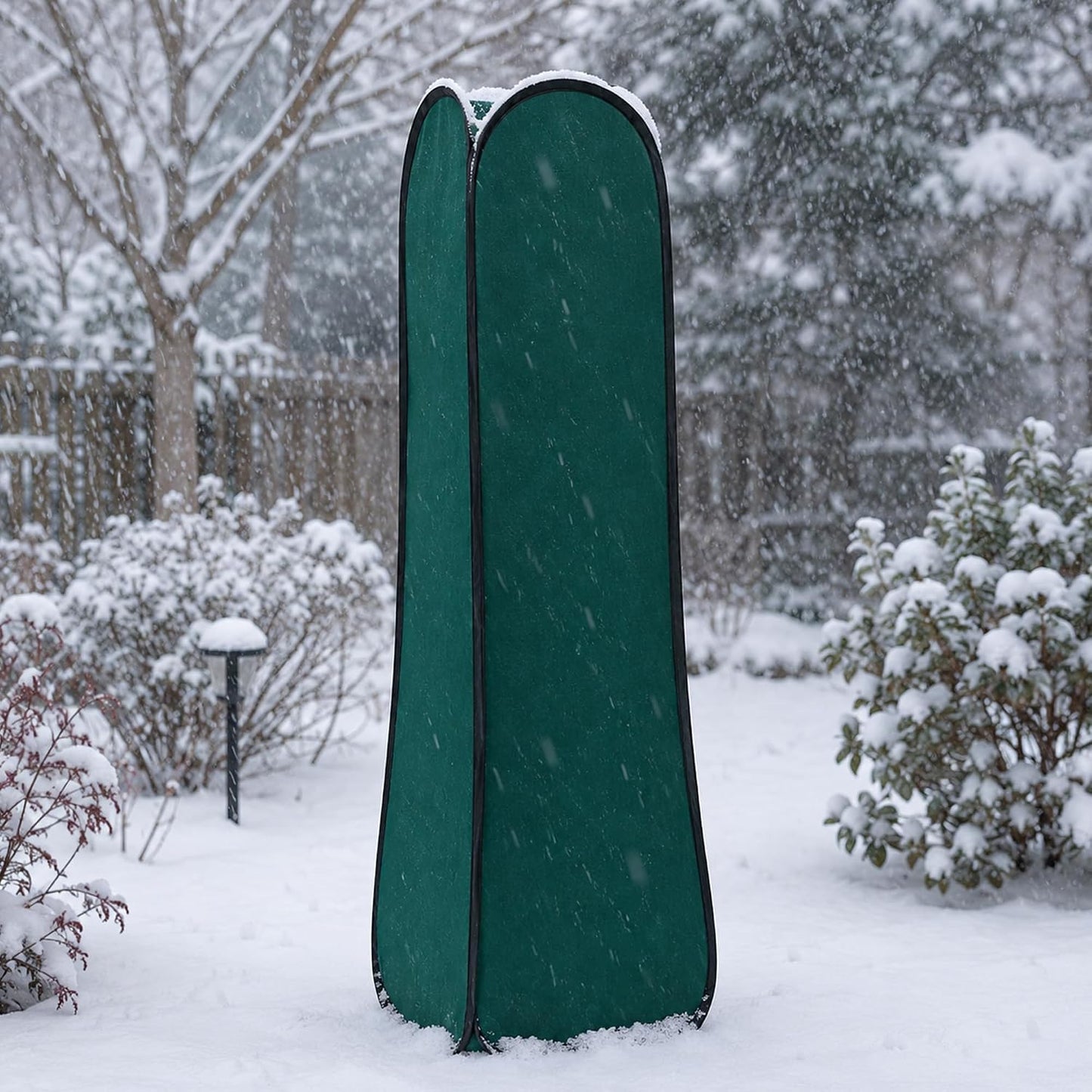 2 Pcs Pop Up Shrub Covers Frost Protection Tent, 22" x 22" x 22" Winter Plant Cover Freeze Protection, Warm Garden Plant Protector Tent for Protecting Outdoor Shrub Fruit Potted Plants from Snow & Ice