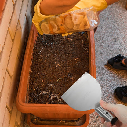 Stainless Steel Transplant Trowel Durable Outdoor Digging Tool for Efficient Gardening for Loosening Soil and Planting Gardens Farms and Courtyards