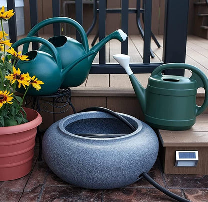 Standard Watering Can - Plant Watering Can - Small Plastic Garden Water Pot for Indoor Outdoor Plants Flowers , 2 Gallon, Green