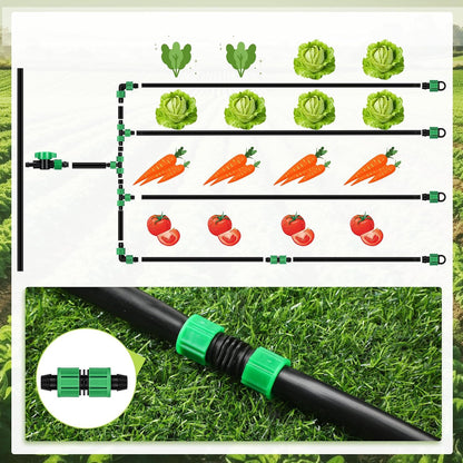 250 ft 5/8 Inch Drip Tape Irrigation Kit Drip Tape 8 Mil 8" Spacing Hose Garden Watering Tubing System Automatic Irrigation Equipment for Plant, Landscape, Yard, Lawn and Farm