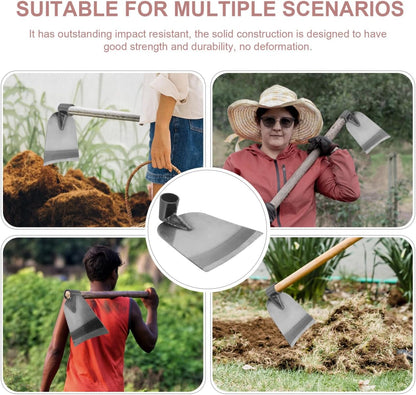 Gardening Hoe Head Outdoor Gardening Hoe Tool for Digging Soil Loosening Weeding and Bonsai Transplanting Compact Hand Head for Planting Tasks 7.67 X 6.10 X 1.96 in
