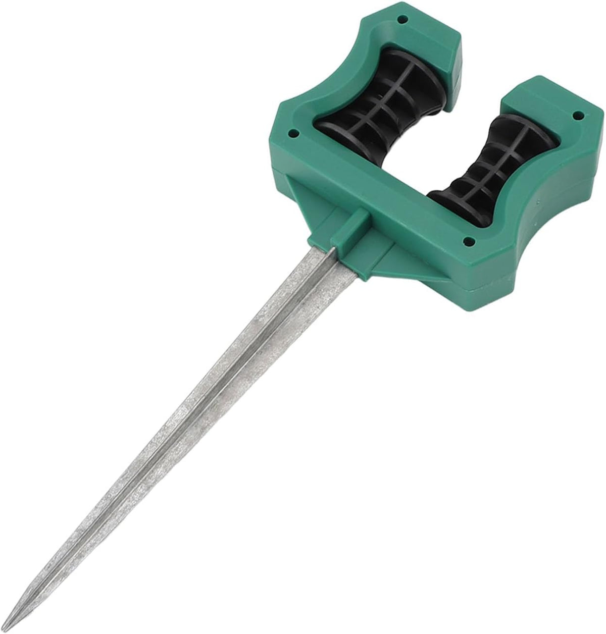 Garden Hose Guide Spike, 10 Inch Rust Proof Heavy Duty Metal Stake with Smooth Roller Design, for Plant Protection in Lawn Garden Flower Bed