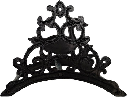 Garden Hose Holder Cast Iron Heavy Duty Water Hose Hanger, Outside Wall Mount, Solid Metal Decorative Rack/Organizer/Stand, Easy to Install, Hold Up to 50/75/100 ft (Hose holder - 2 Birds)