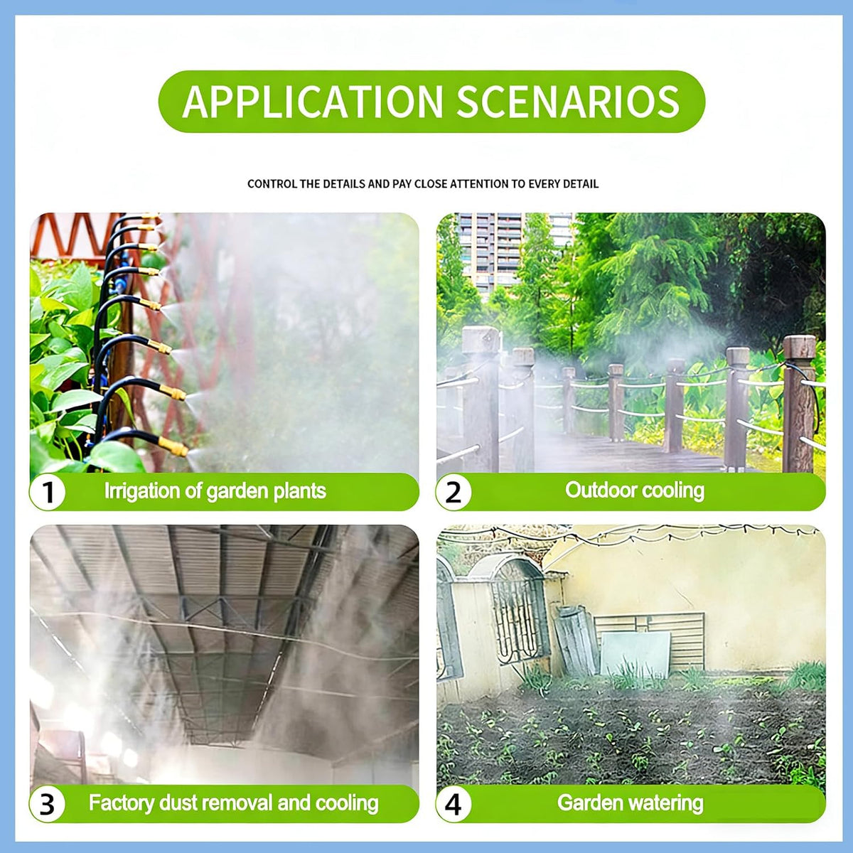 Garden Drip Irrigation System Kit Fittings, Automatic Lawn Watering Equipment Accessories with Pneumatic Tee Connection (Fittings)