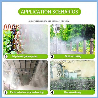 Garden Drip Irrigation System Kit Fittings, Automatic Lawn Watering Equipment Accessories with Pneumatic Tee Connection (Fittings)