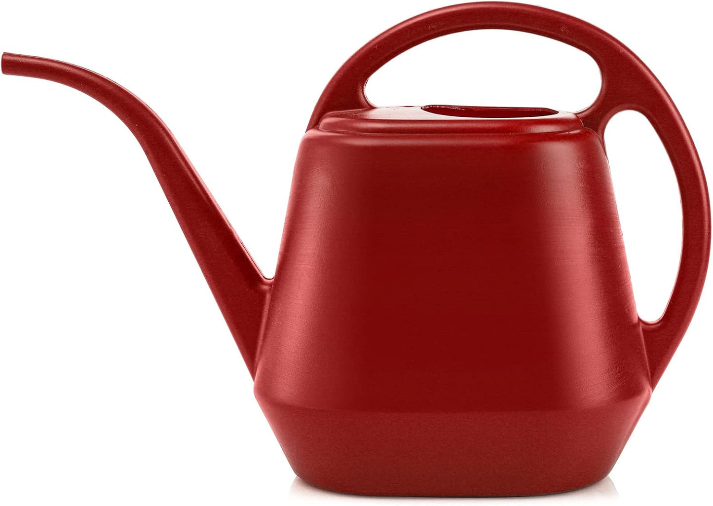 Plastic Watering Can, Burnt Red, 1-Gallon