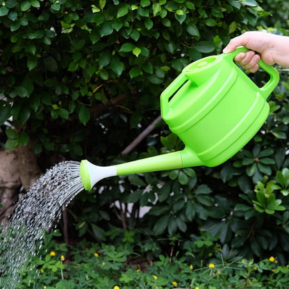 Watering Can for Plants with Sprinkler Head, Detachable Watering Can for House Plant Garden Flower, 2.5L Large Capacity Water Can Plastic Pot, Long Spout for Indoor Outdoor, 1/2 Gallon (2Pcs)