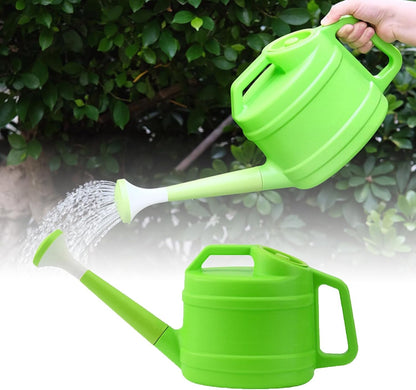 Watering Can for Plants with Sprinkler Head, Detachable Watering Can for House Plant Garden Flower, 2.5L Large Capacity Water Can Plastic Pot, Long Spout for Indoor Outdoor, 1/2 Gallon (2Pcs)