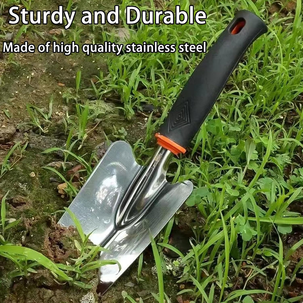 Garden Trowel Hand Shovel, Heavy Duty Stainless Steel Garden Spade