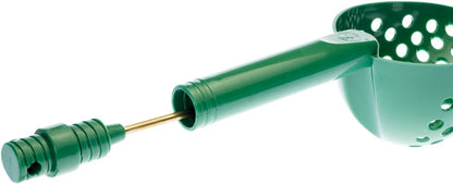 14-Inch Green Sand Scoop with Brass Probe for Gold Panning and Metal Detecting - 2-in-1 Design with 4-1/8 Inch Probe - GP3-SS23GG