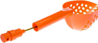 14-Inch Green Sand Scoop with Brass Probe for Gold Panning and Metal Detecting - 2-in-1 Design with 4-1/8 Inch Probe - GP3-SS23GG