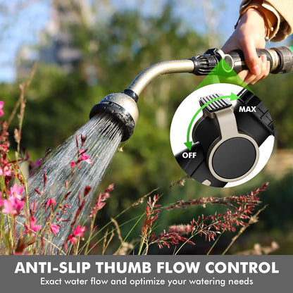 Watering Wand Heavy Duty, 15-Inch Long Hose Nozzle Sprayer