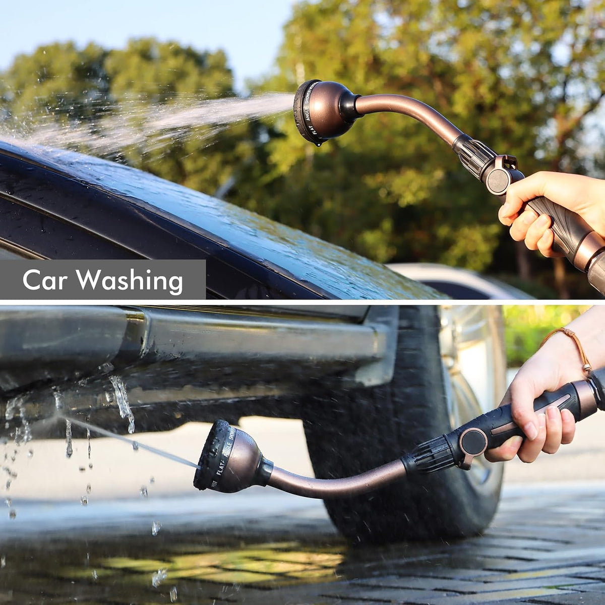 Watering Wand Heavy Duty, 15-Inch Long Hose Nozzle Sprayer