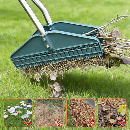 Leaf Grabber Rake, 36.6 Inches, 3.3 Pounds（Straight Grip）