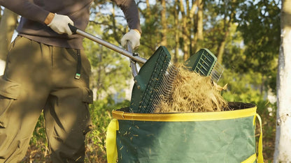 Leaf Grabber Rake, 36.6 Inches, 3.3 Pounds（Straight Grip）