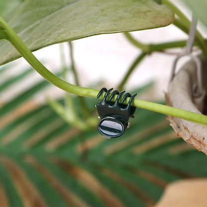 Plant Clips Orchid Clips Plants Orchid Support Clips 30Pcs Flower Vine Clips for Supporting Stems Vines Stalks Climbing Plant Grow Upright (Green, 0.6x0.86in)