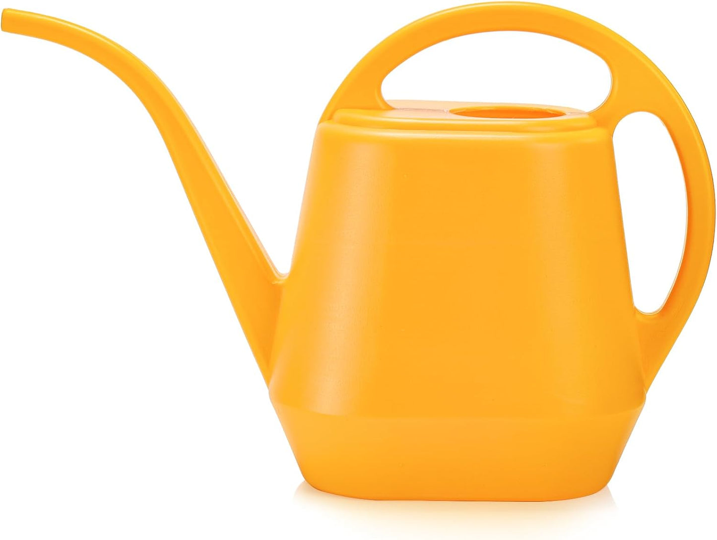 Watering Can, 1/2 Gallon Plastic Watering Cans with Comfortable Handle, Small Garden Watering Cans Long Spout for Indoor Outdoor Watering Plants, Yellow