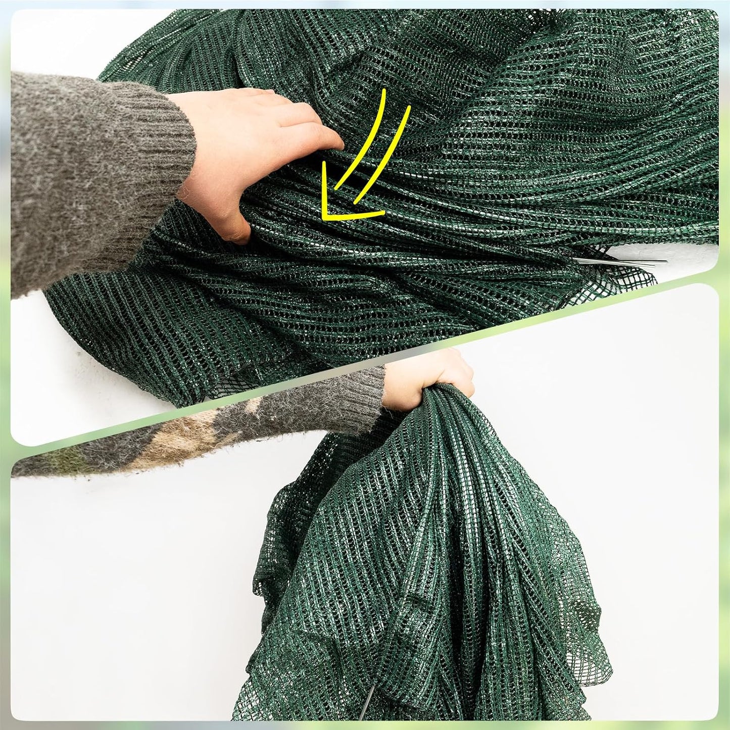 2 in 1 Portable Greenhouse Protection from Sun Heat,Garden Tunnel Shade Net Cover with Quick-Release Technology,Row Covers for Vegetables Plant Cover from Sun (Pack 2)