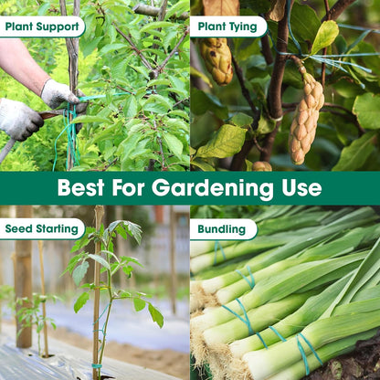 Polypropylene Tomato Twine 164 ft, Garden Plant Ties & Trellis, Green