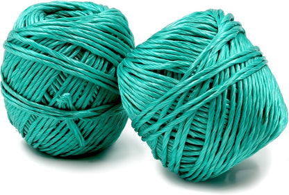 Polypropylene Tomato Twine 164 ft, Garden Plant Ties & Trellis, Green