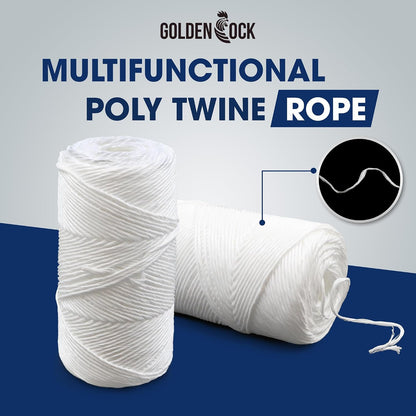 Polypropylene Tomato Twine 164 ft, Garden Plant Ties & Trellis, Green