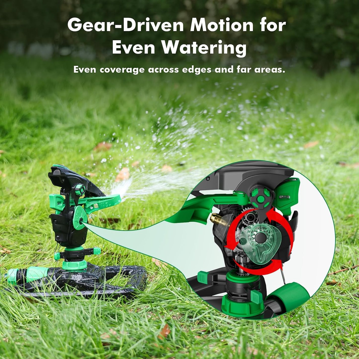 Impact Sprinklers for Yard,Large Area Yard Sprinkler