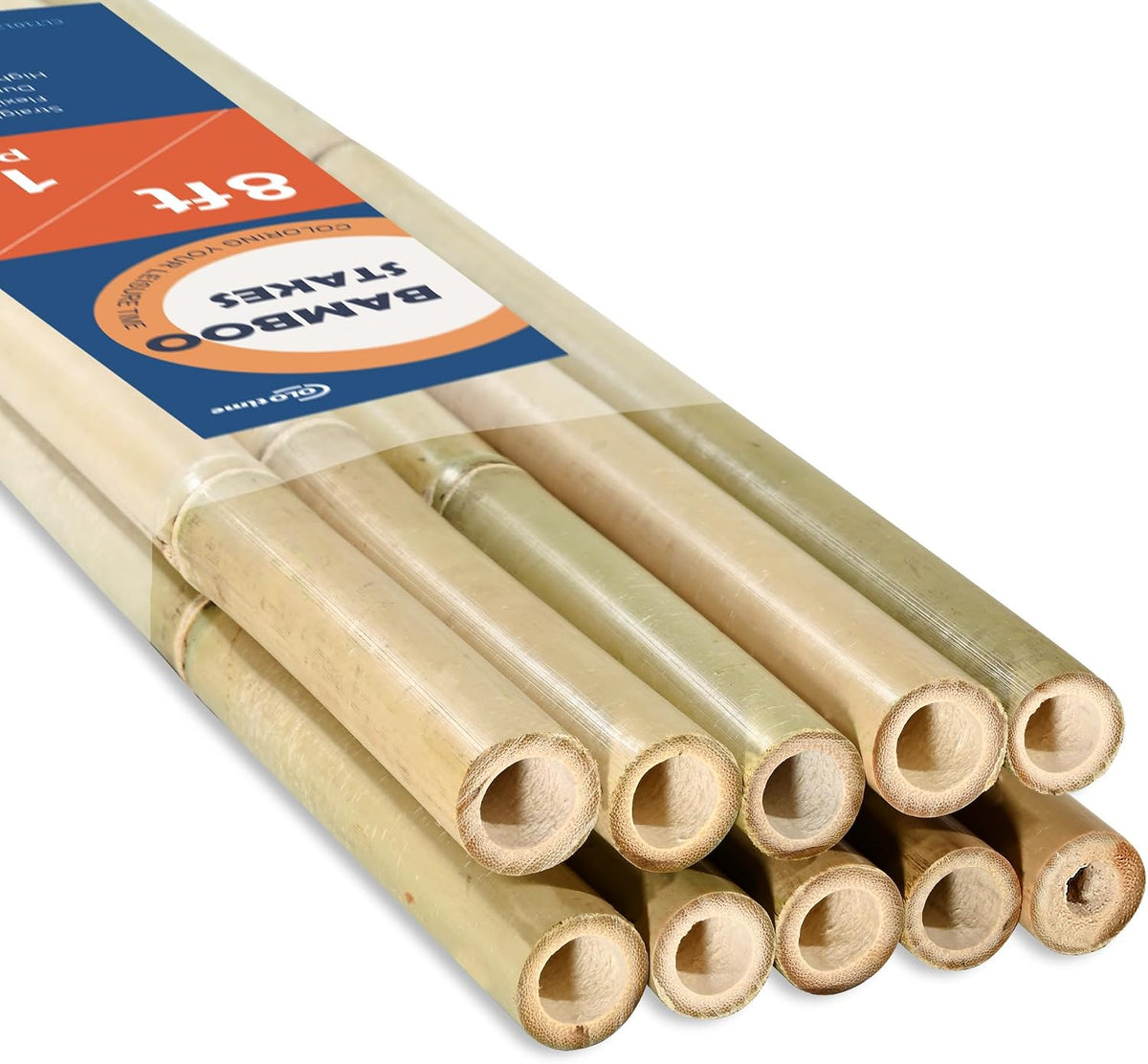 COLOtime Bamboo Stakes 4FT Garden Stakes Plant Stakes for Indoor and Outdoor Climbing Plants Poles Sticks Support Tomatoes Eggplants Beans 25 Pack