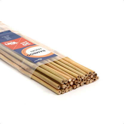 COLOtime Bamboo Stakes 4FT Garden Stakes Plant Stakes for Indoor and Outdoor Climbing Plants Poles Sticks Support Tomatoes Eggplants Beans 25 Pack