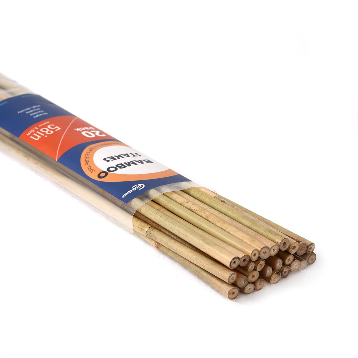 COLOtime Bamboo Stakes 4FT Garden Stakes Plant Stakes for Indoor and Outdoor Climbing Plants Poles Sticks Support Tomatoes Eggplants Beans 25 Pack