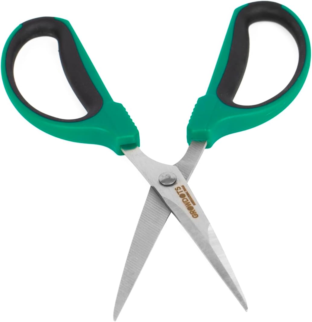 Gardening Scissors Pruning Shears Gardening Hand Pruning Snips with Straight Stainless Trimming Shears 1 Pack