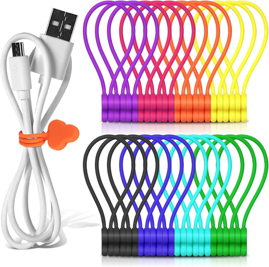 Reusable Magnetic Cable Organizer Twist Ties