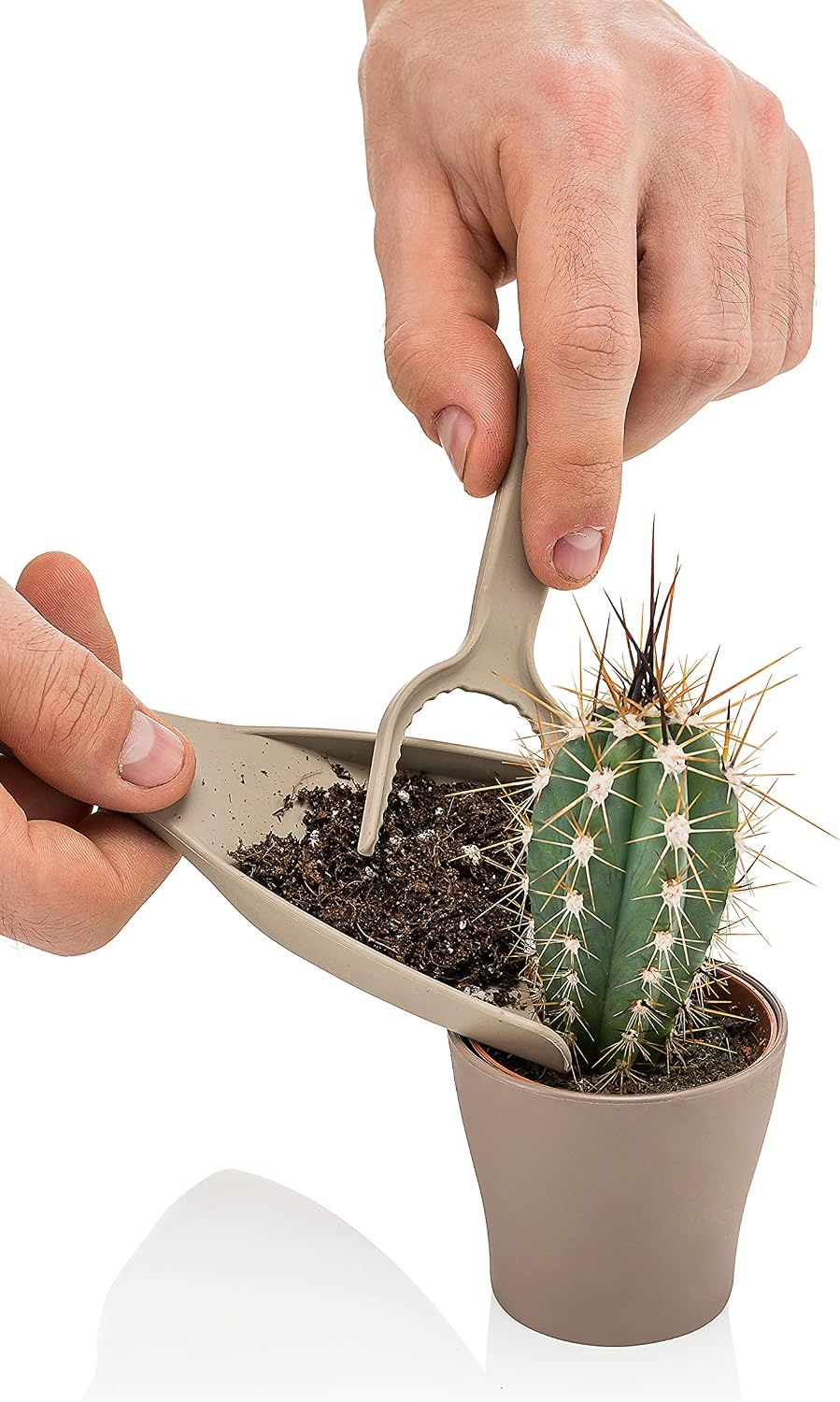 Mini Garden Hand Transplanting Succulent Cacti Cactus Tools Miniature Planting, Set for Fairy Garden, Potting, Houseplant, Bonsai Tools, Bonsai Kit, Shovel, Fork, Green