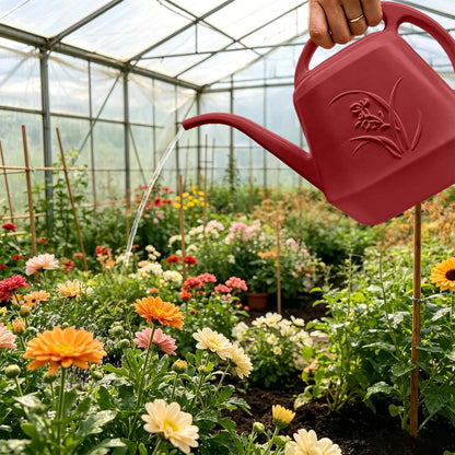 Plant Watering Can - 1 Gallon - Green - with Long Spout for Indoor and Outdoor Plant Garden