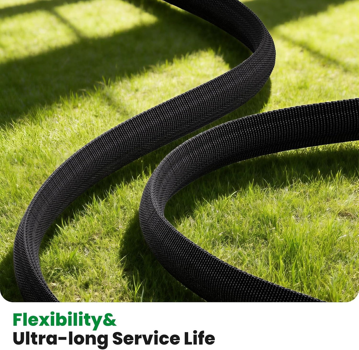 Garden Hose 100FT, Non-Expanding Water Hose Ultra Lightweight