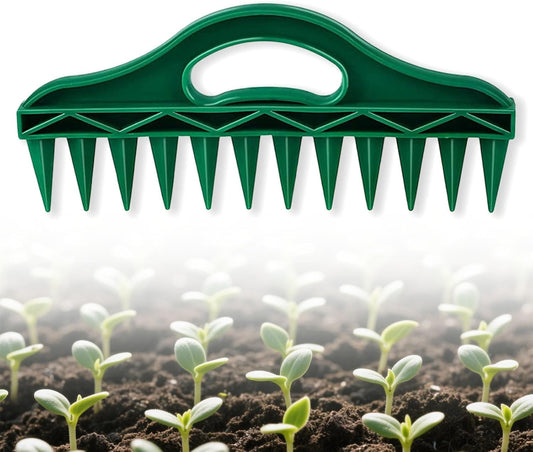 ABS Twelve Inch Seed Planter Tool Row Dibber Gardening Sower Matrix