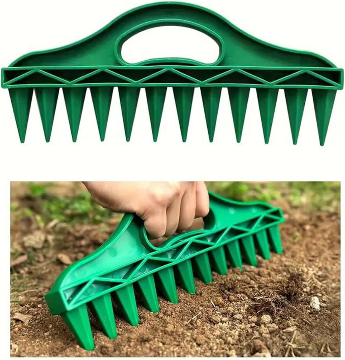ABS Twelve Inch Seed Planter Tool Row Dibber Gardening Sower Matrix