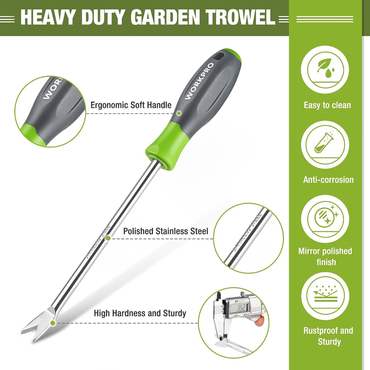 11.5" Dandelion Weeder Puller Tool with Soft Handle