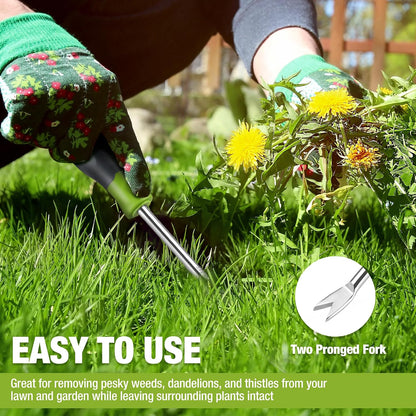11.5" Dandelion Weeder Puller Tool with Soft Handle