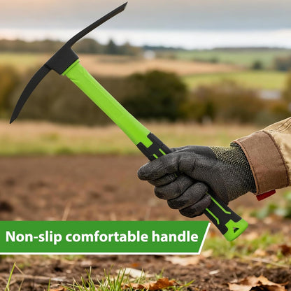 15inch Gardening Pick Durable and Comfortable Handle Garden Tool for Flower Work