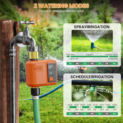 WiFi Sprinkler Timer, Smart Water Timer for Garden Hose Irrigation