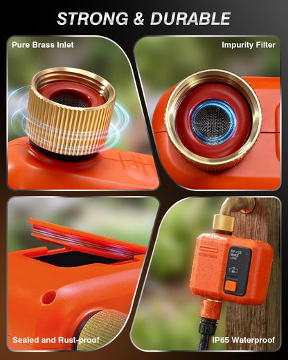 WiFi Sprinkler Timer, Smart Water Timer for Garden Hose Irrigation