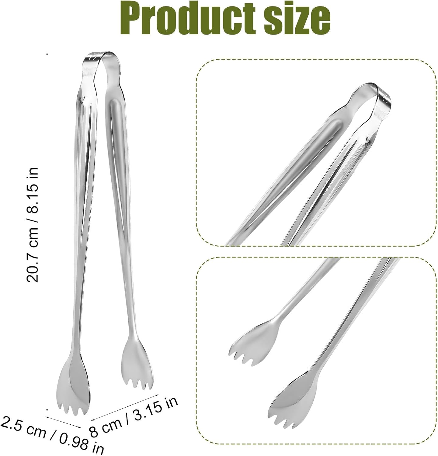 Seedling Transplant Tong, Stainless Steel Seed Starter Seedling Transplant Pliers Seedling Starters Tongs Seedling Transplanting Tool for Lowering Damage to Roots