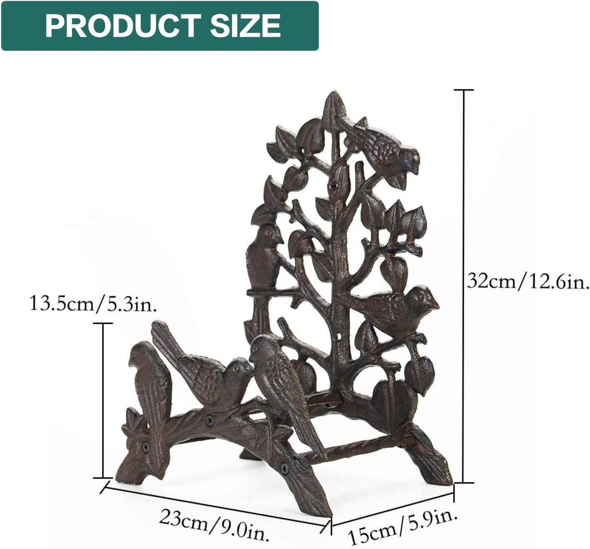 Heavy Duty Cast Iron Hose Holder, Garden & Yard Decorative Wall Mounted Hose Butler, Water Pipe Holds, Rack, Hanger, Antique Wall Decorations