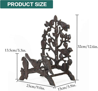 Heavy Duty Cast Iron Hose Holder, Garden & Yard Decorative Wall Mounted Hose Butler, Water Pipe Holds, Rack, Hanger, Antique Wall Decorations