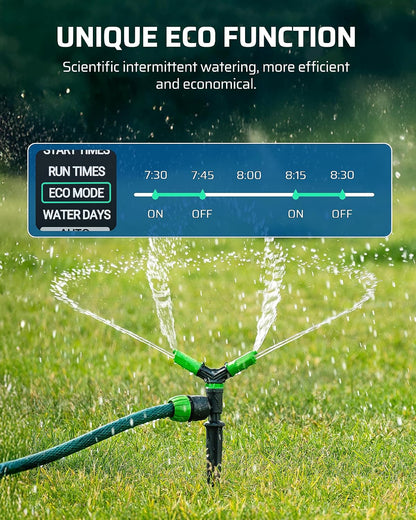 Sprinkler Timer 4 Zone, with Rain Delay/Manual/AUTO Irrigation