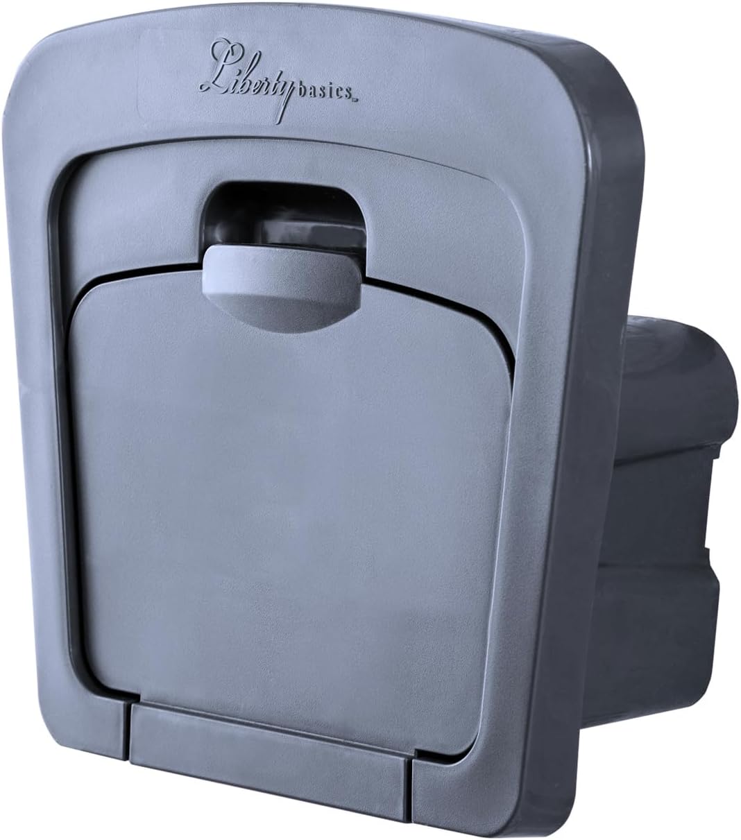 Basics 512 Wall Mounted Hose Reel with Shelf Gray