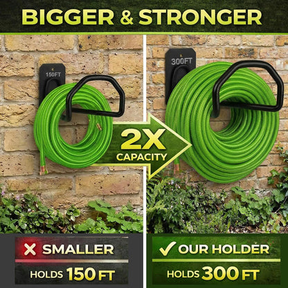 Garden Hose Holder Wall Mount Heavy Duty Water Hose Holders for Outside