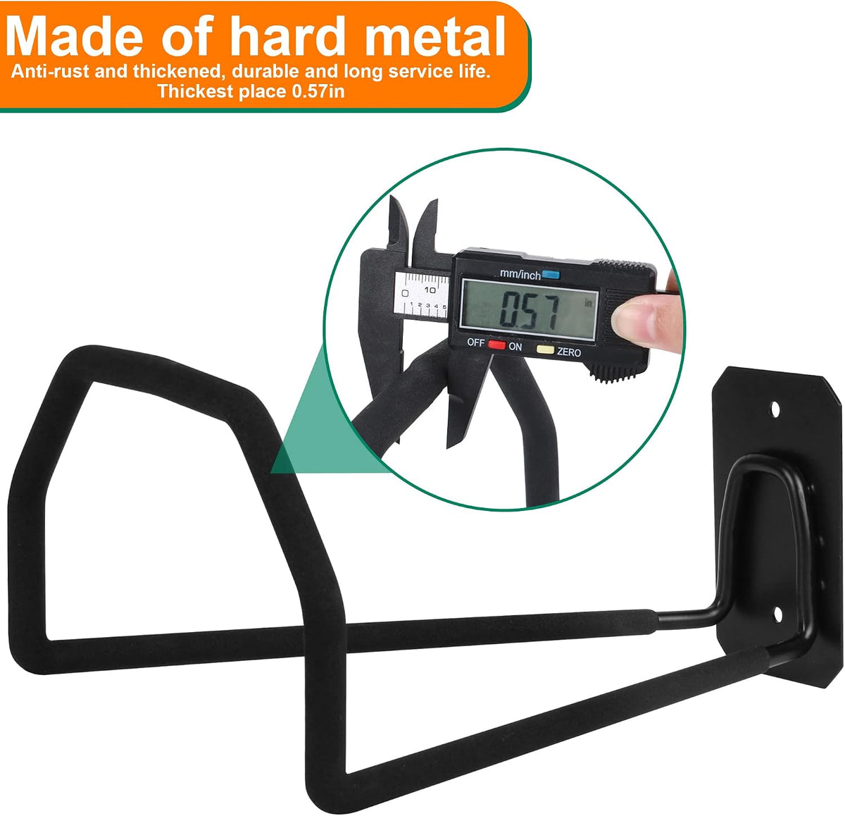 Garden Hose Holder Wall Mount Heavy Duty Water Hose Holders for Outside