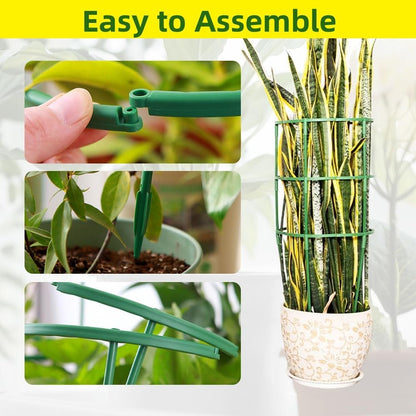 Tomato Cages for Garden, Plant Support Cage with Adjustable Rings, Garden Trellis for Climbing Plants Outdoor, Peony Cages and Supports Plant Cage Tomato Support Cage for Flower, Vine (10 Tiers)